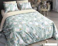 Постельное белье Luxor Тинейджер Гуси мятка (поплин)