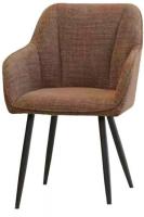 Стул с подлокотниками M-City Reflet 629M05448 (3018-09 коричневый/черный)