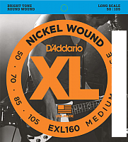 Струны для гитары D'Addario EXL160 50-105