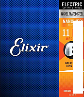 Струны для гитары Elixir Strings Nanoweb 12102 11-49