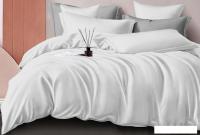 Постельное белье Luxor № White Семейный (сатин)