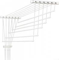 Сушилка для белья Comfort Alumin Euro Premium потолочная 6 прутьев 100 см (алюминий/белый)