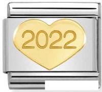 Звено для браслета NominatioN Золотое сердце 2022 030149/42