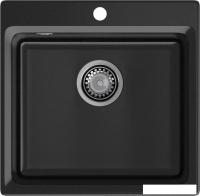 Кухонная мойка GranFest GF-LV-510 (черный)
