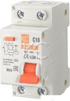 Дифференциальный автомат КС АВДТ-32 ELE 1P+N 16А100мА тип АС х-ка C 4.5кА 72643