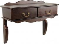 Консольный стол Мебелик Берже 20 (темно-коричневый)