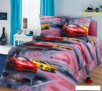 Постельное белье Миланика Дрифт 1.5сп подростковый с наволочкой 70x70 (бязь)