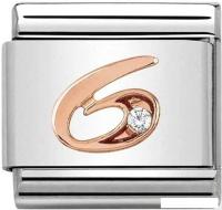 Звено для браслета NominatioN Цифра 6 430315/06