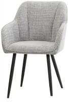 Стул с подлокотниками M-City Reflet 629M05446 (3018-10 бежевый/черный)