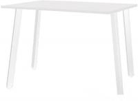 Кухонный стол Millwood Шанхай Л18 100x70 (белый/металл белый)
