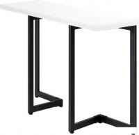 Кухонный стол Millwood Арлен 1 38/76x110x76 (белый/металл черный)