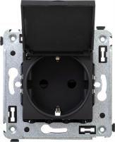 Розетка DKC Avanti 4412013 (черный матовый)