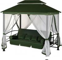 Садовые качели Удачная мебель Пальмира (зеленый)