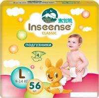 Трусики-подгузники Inseense Classic L 9-14 кг InsCL56Yel (56 шт)