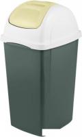 Мусорное ведро Bama Cont.Europa Lt.33 Oliva (33 л, оливковый/кремовый)