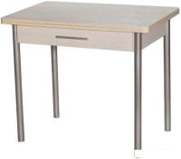 Кухонный стол Древпром М20 90х60 с ящиком (металл/самерсет)