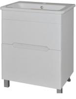 Гамма Тумба с умывальником Р24оФ8-У60 (фасад белый вставка веста) Урбан-12060