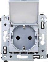 Розетка DKC Avanti 4404013 (закаленная сталь)