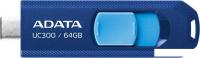 USB Flash ADATA UC300 64GB (синий/голубой)