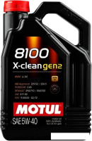 Моторное масло Motul 8100 X-clean gen2 5W-40 5л