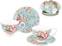 Сервиз Elan Gallery Яблоневый цвет на голубом 420441