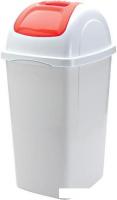 Мусорное ведро Bama Cont.Europa Lt.33 Bianco (33 л, белый/красный)