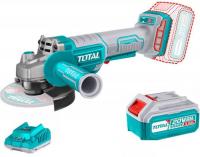 Угловая шлифмашина Total TAGLI2111561 (с 2-мя АКБ, сумка)