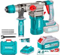 Перфоратор Total TRHLI202882 (с 2-мя АКБ, кейс, набор оснастки)