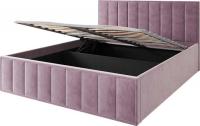 Кровать ДСВ Лана 1.6 с ПМ 160x200 (пудра)