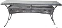 Обеденная группа Aiko Rattan Deco 5045П прямоугольный 180x90x75 (серый)