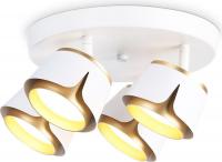 Спот Ambrella light Techno spot TN71241/4 WH/GD