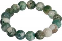 Браслет Wolves Агат моховой 40580 (р.22)