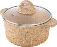 Кастрюля Elan Gallery Гармония вкуса 121117 (медовый гранит)