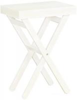 Сервировочный стол Мебелик Раскладной (снег)