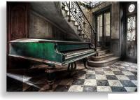 Картина Orlix Пианино в серебре CA-11900 113x85 см