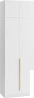 Шкаф распашной Soma Lord Gold 2-х створчатый 80x240 (белый)