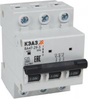 Выключатель автоматический КЭАЗ ВА47-29-3C63-УХЛ3 (4.5кА) 318297