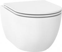 Унитаз подвесной Wellsee Chalice Perfection RimFree 182608001 (чаша, пневмокрышка, матовый белый)