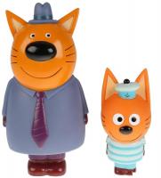 Игрушка для ванной Капитошка Три Кота папа и Коржик LX18006