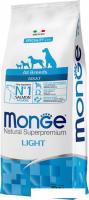 Сухой корм для собак Monge All Breeds Adult Light Salmon and Rice (низкокалорийный для всех пород с