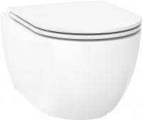 Унитаз подвесной Wellsee Chalice Perfection RimFree 182607001 (чаша, пневмокрышка, глянцевый белый)