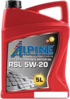 Моторное масло Alpine RSL 5W-20 5л