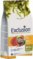 Сухой корм для собак Exclusion Monoprotein Noble Grain Adult Small Breed Beef (для взрослых мелких п