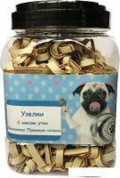 Лакомство для собак O'dog Узелки с мясом утки 750 г