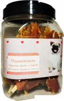 Лакомство для собак O'dog Подвижность - куриное филе с сыром 750 г
