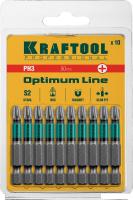 Набор бит KRAFTOOL Optimum 26122-3-50-10