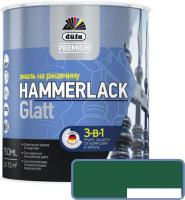 Эмаль Dufa Hammerlack на ржавчину гладкая RAL6005 (750 мл, зеленый мох)