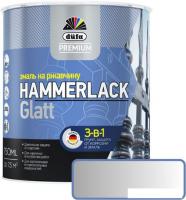 Эмаль Dufa Hammerlack на ржавчину гладкая RAL9006 (750 мл, серебристый)