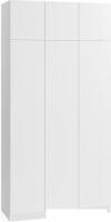 Шкаф распашной Soma Lord Lite 3-х створчатый 120x240 (белый)