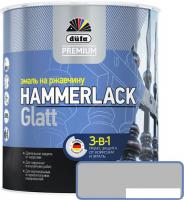 Эмаль Dufa Hammerlack на ржавчину гладкая RAL7040 (2 л, серый)